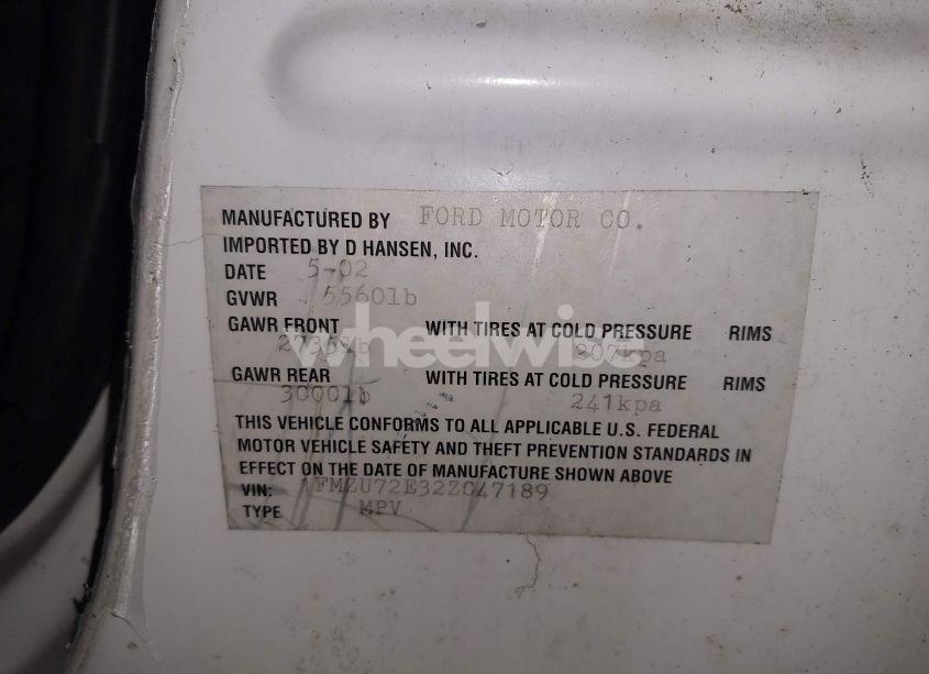 Photo 9 of 2002 Ford Explorer XLS (VIN 1FMZU72E82ZC47189)