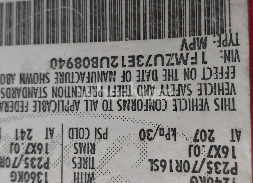 Photo 9 of 2002 Ford Explorer XLT (VIN 1FMZU73E12UB08940)