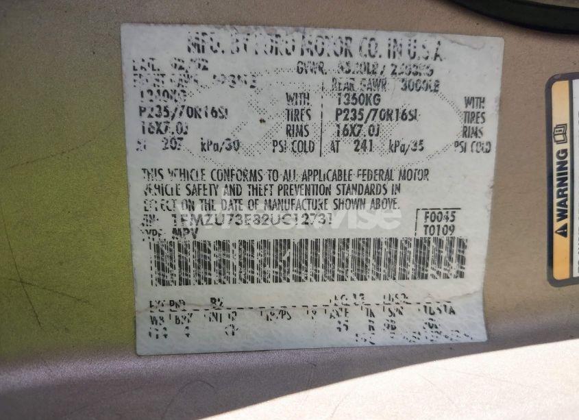 Photo 9 of 2002 Ford Explorer XLT (VIN 1FMZU73E82UC12731)