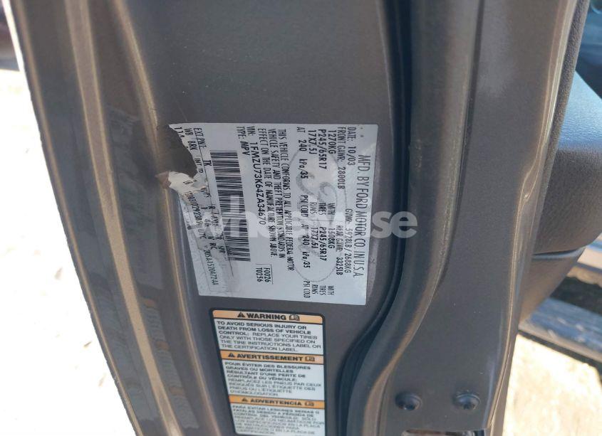 Photo 9 of 2004 Ford Explorer NBX/XLT (VIN 1FMZU73K64ZA34670)