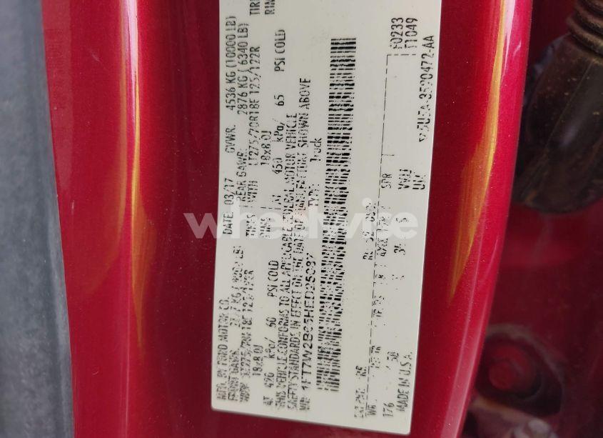 Photo 9 of 2017 Ford F-250 LARIAT (VIN 1FT7W2B65HED25087)