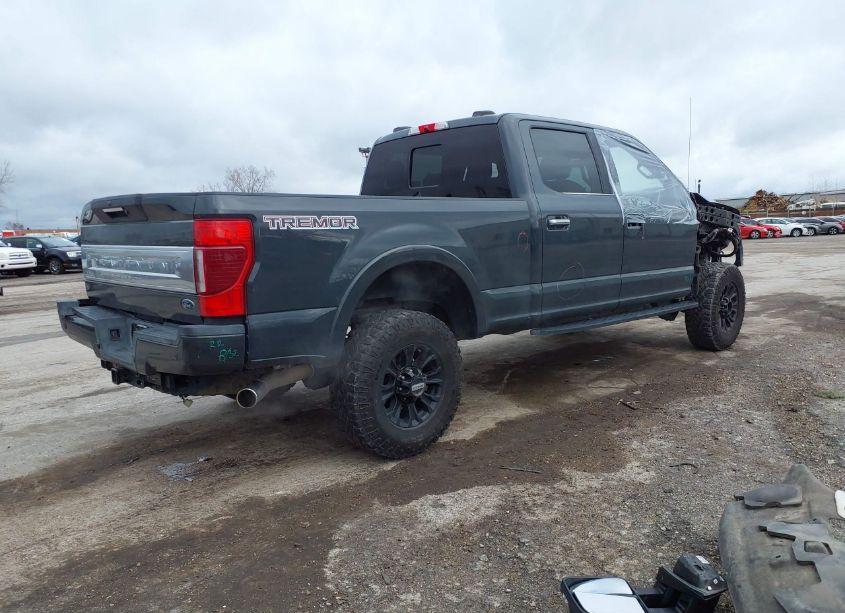 Photo 4 of 2021 Ford F-250 PLATINUM (VIN 1FT7W2BN1MEC32214)