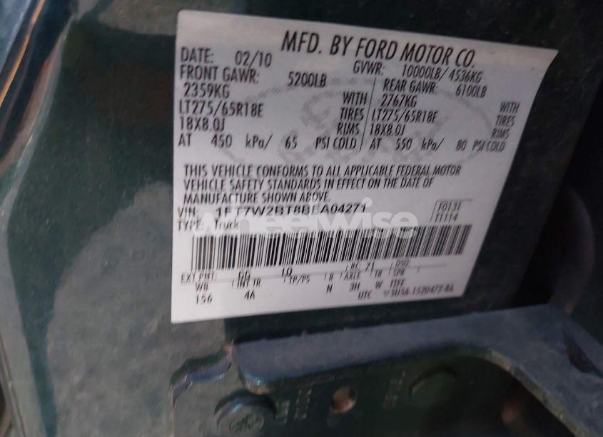 Photo 9 of 2011 Ford F-250 LARIAT (VIN 1FT7W2BT8BEA04271)