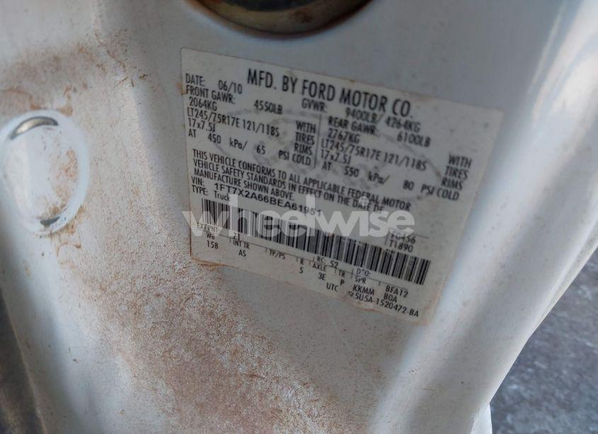 Photo 9 of 2011 Ford F-250 XL (VIN 1FT7X2A66BEA61951)