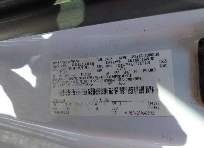 Photo 9 of 2019 Ford F-250 XL (VIN 1FT7X2B62KEE70849)