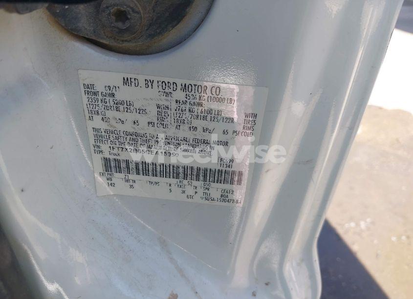 Photo 9 of 2012 Ford F-250 XLT (VIN 1FT7X2B65CEA15950)