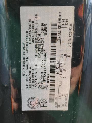 Photo 6 of 2022 FORD F250 SUPER DUTY (VIN 1FT7X2B6XNED64461)