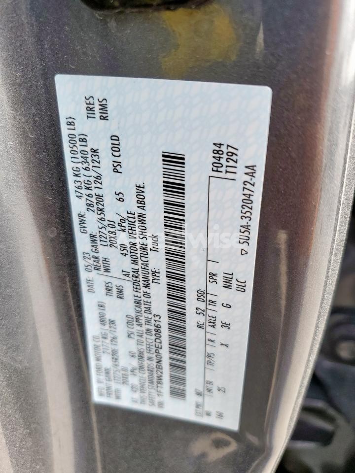 Photo 12 of 2023 FORD F250 SUPER DUTY (VIN 1FT8W2BN0PED08613)