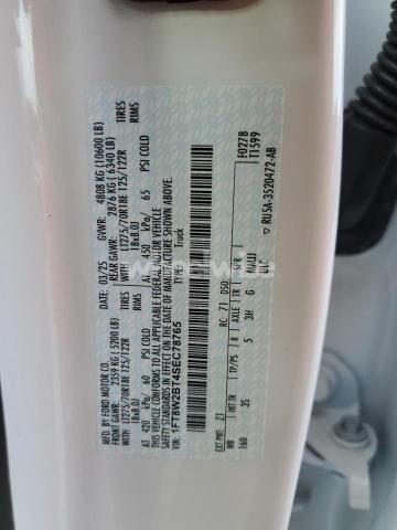 2025 FORD F250 SUPER DUTY (VIN 1FT8W2BT4SEC78765) main photo