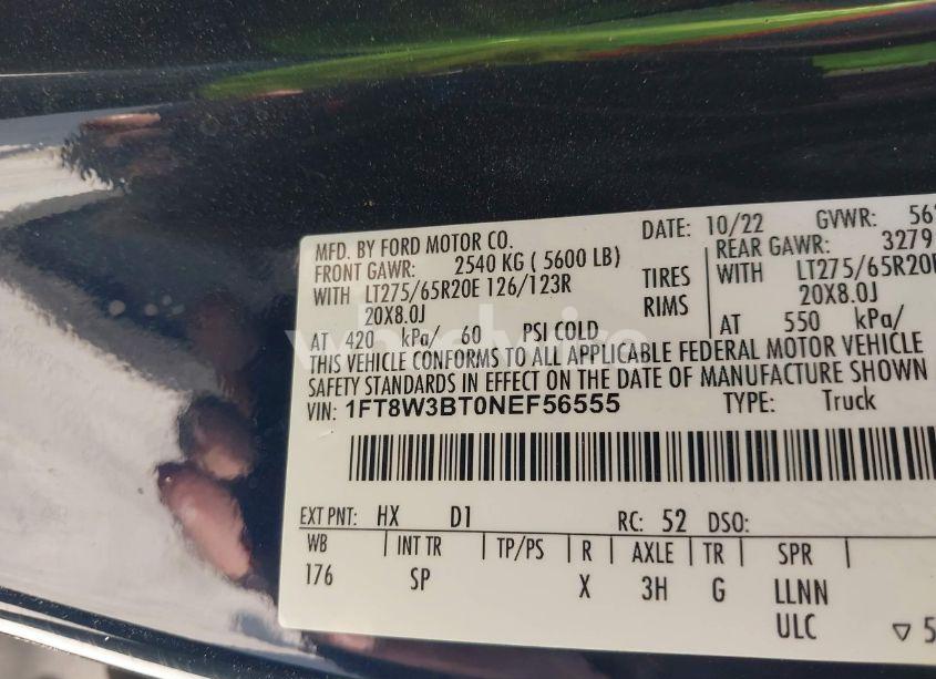 Photo 8 of 2022 Ford F-350 KING RANCH (VIN 1FT8W3BT0NEF56555)