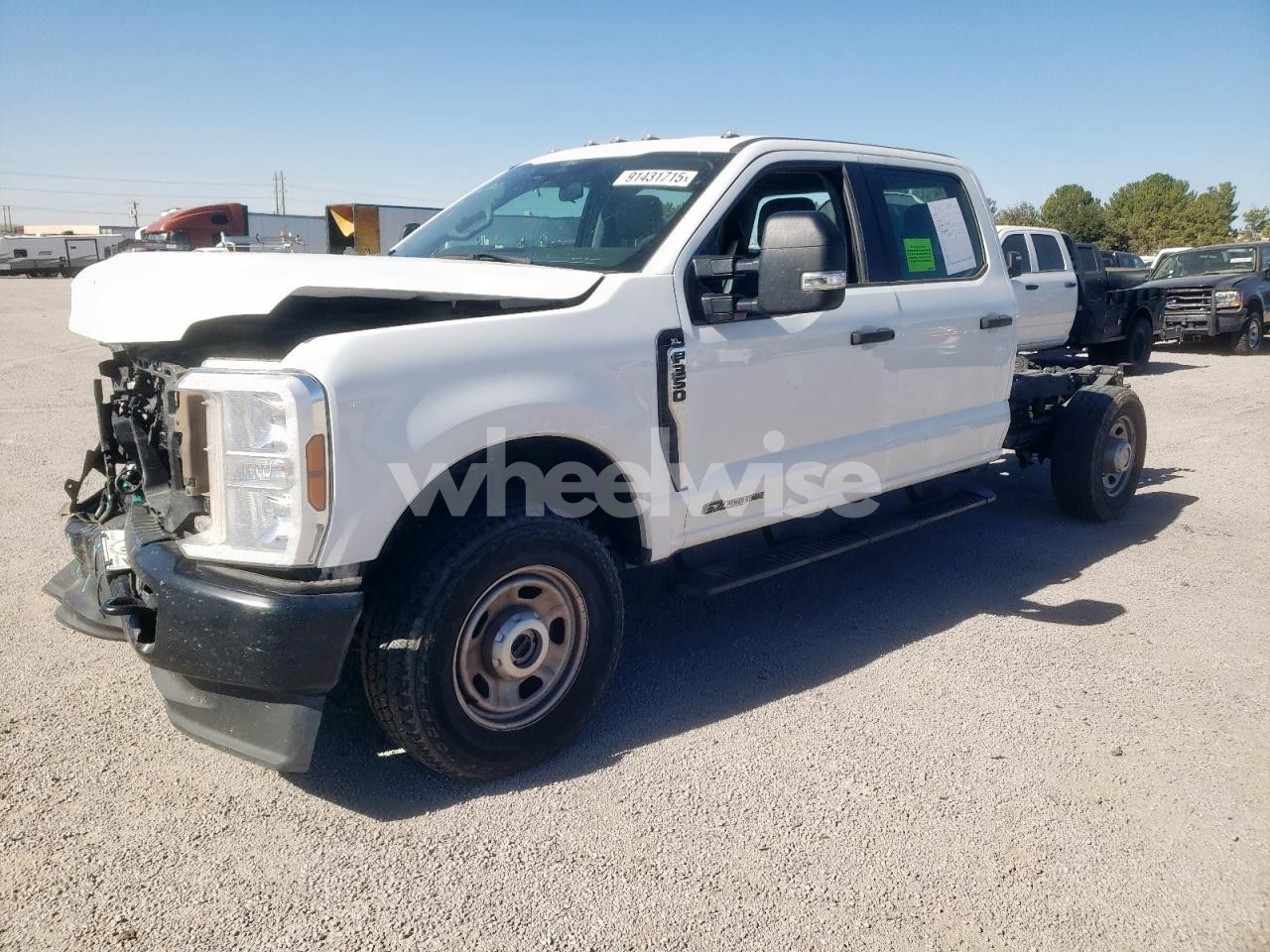2024 FORD F350 SUPER DUTY TRUCK CAB AND CHASSIS (VIN 1FT8W3BT6REC95292) main photo
