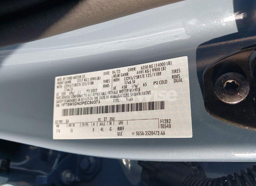 Photo 9 of 2023 Ford F-350 LARIAT (VIN 1FT8W3DN3PEC80373)