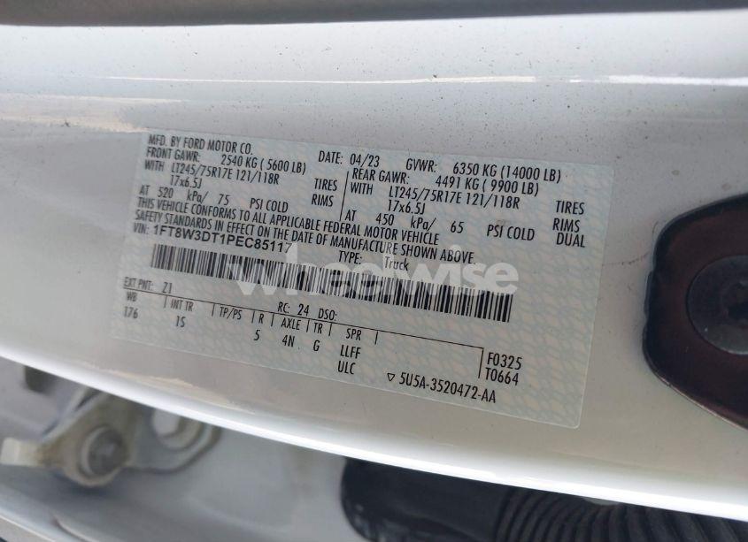 Photo 8 of 2023 Ford F-350 XL (VIN 1FT8W3DT1PEC85117)