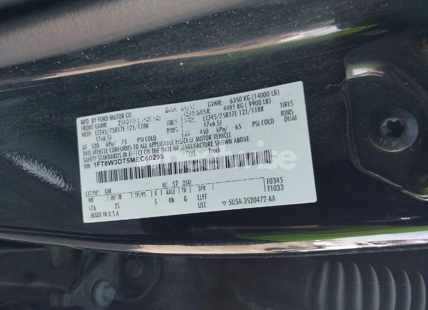 Photo 9 of 2021 Ford F-350 XLT (VIN 1FT8W3DT5MEC60295)