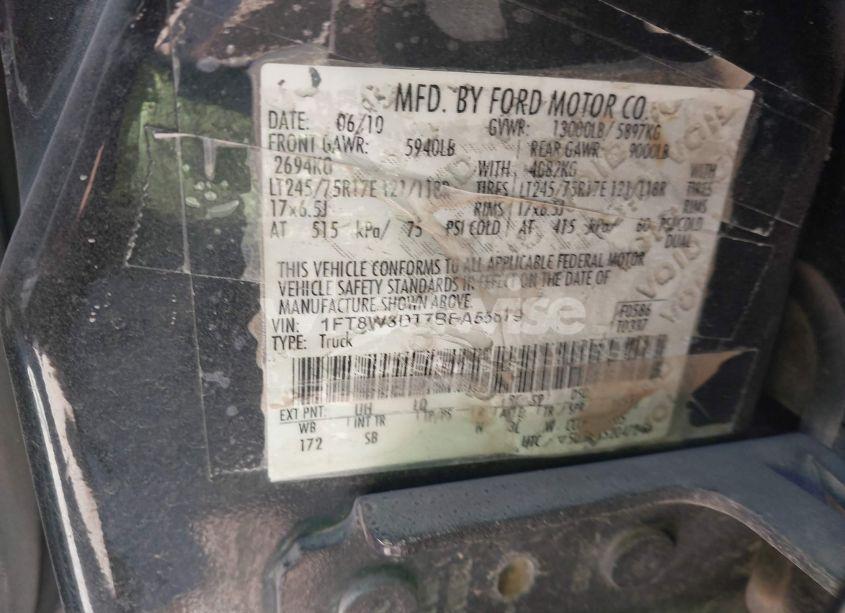 Photo 8 of 2011 Ford F-350 LARIAT (VIN 1FT8W3DT7BEA55879)