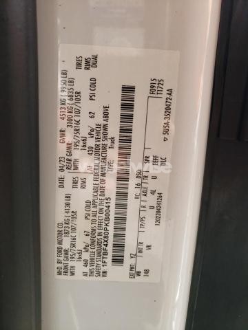 Photo 11 of 2023 FORD TRANSIT T-350 HD (VIN 1FTBF4X80PKB00415)