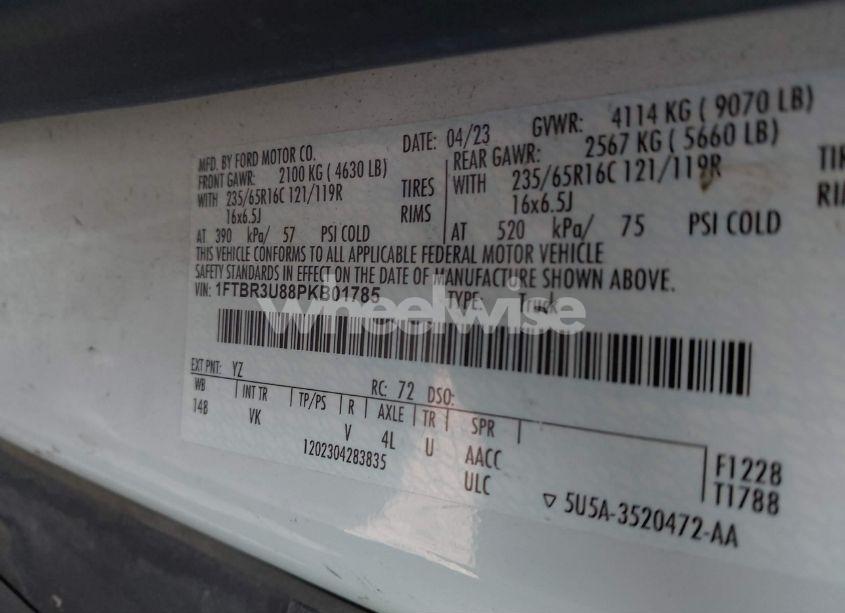 Photo 9 of 2023 Ford Transit-250 CARGO VAN (VIN 1FTBR3U88PKB01785)