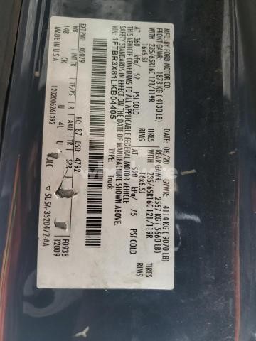 Photo 5 of 2020 FORD TRANSIT T-250 (VIN 1FTBR3X81LKB04405)