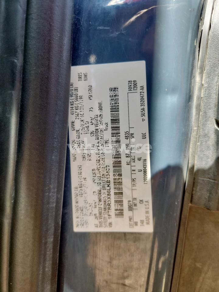 Photo 13 of 2020 FORD TRANSIT T-250 (VIN 1FTBR3X86LKB13469)