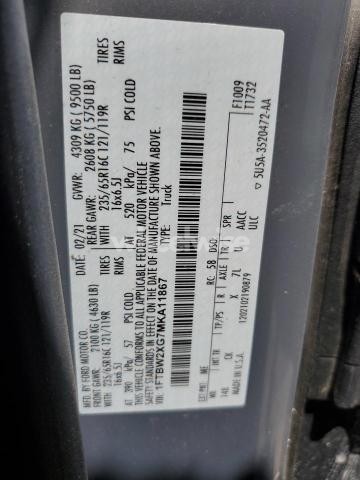 Photo 6 of 2021 FORD TRANSIT CARGO VAN T- (VIN 1FTBW2XG7MKA11867)