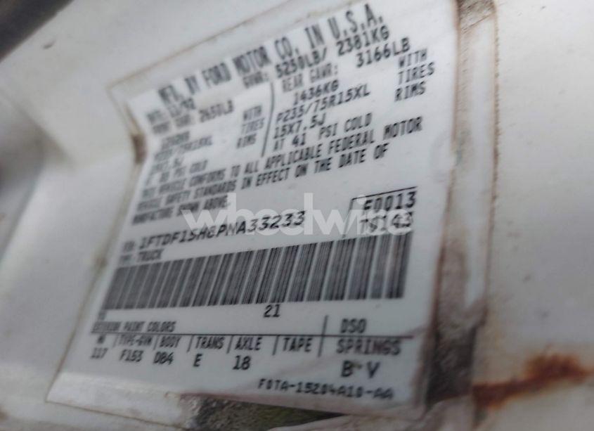 Photo 9 of 1993 Ford F150 N/A (VIN 1FTDF15H8PNA33233)