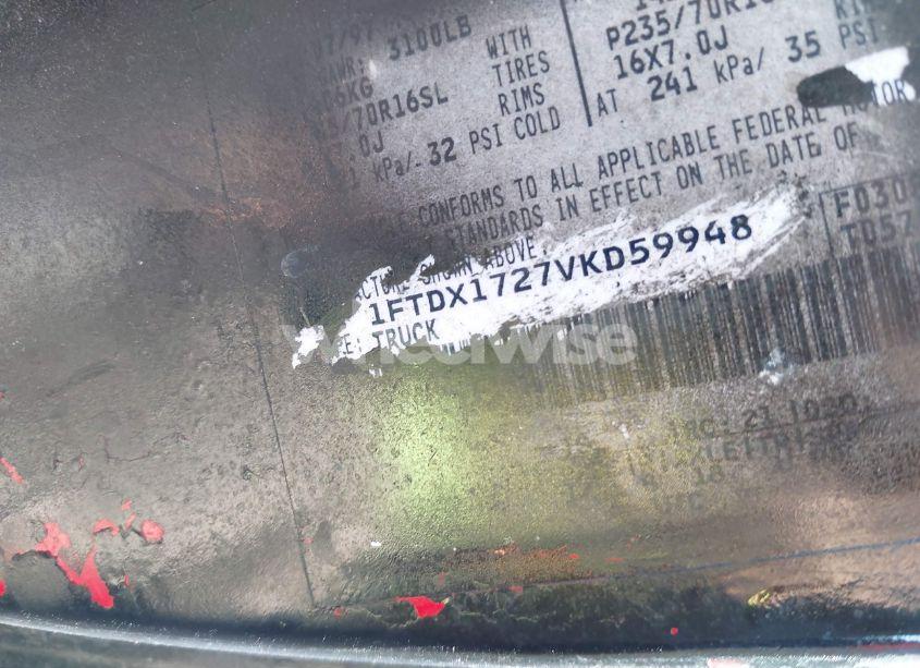 Photo 9 of 1997 Ford F-150 STANDARD/XL/XLT (VIN 1FTDX1727VKD59948)