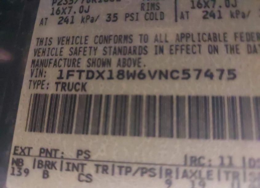 Photo 9 of 1997 Ford F-150 LARIAT/XL/XLT (VIN 1FTDX18W6VNC57475)