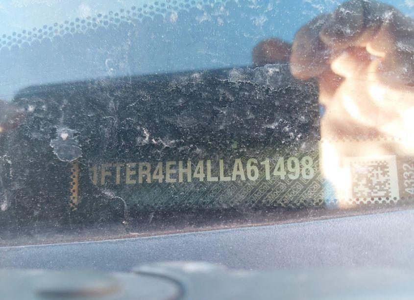Photo 9 of 2020 Ford Ranger LARIAT (VIN 1FTER4EH4LLA61498)