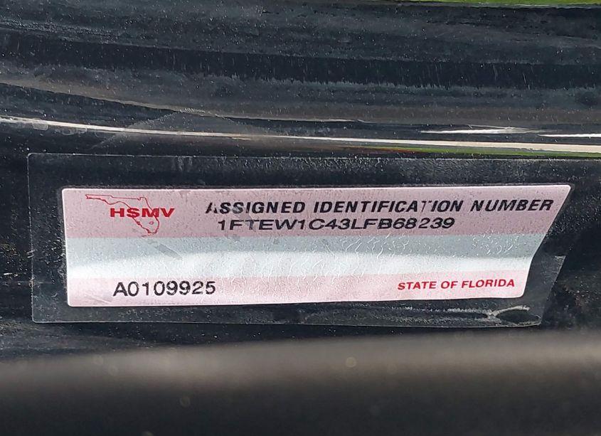 Photo 9 of 2020 Ford F-150 PLATINUM (VIN 1FTEW1C43LFB68239)