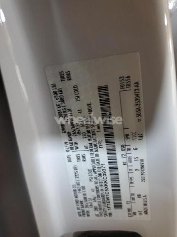 2019 FORD F150 SUPERCREW