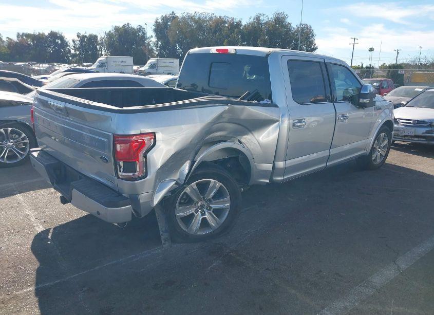 Photo 4 of 2016 Ford F-150 PLATINUM (VIN 1FTEW1CF0GFA54660)
