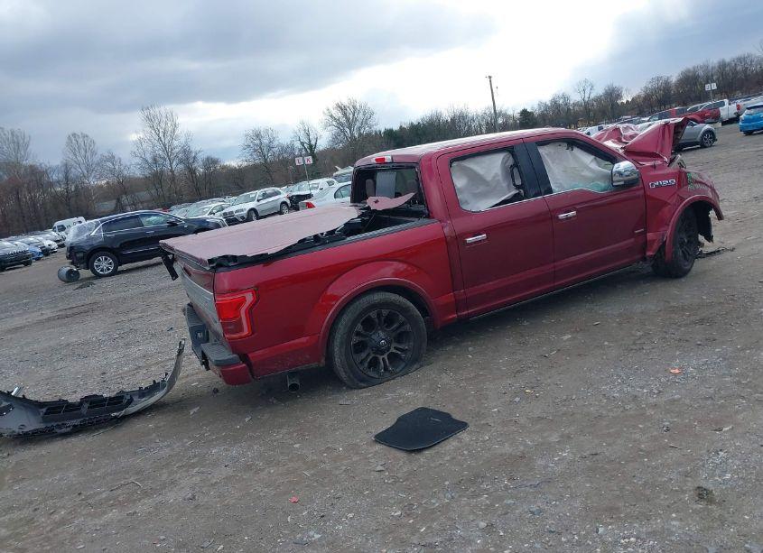 Photo 4 of 2015 Ford F-150 PLATINUM (VIN 1FTEW1CG9FFA83923)