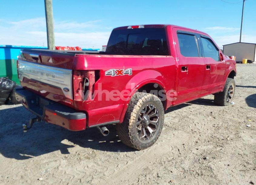 Photo 4 of 2019 Ford F-150 PLATINUM (VIN 1FTEW1E44KFC31845)