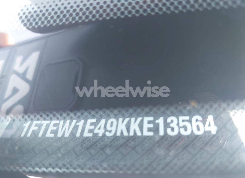 Photo 9 of 2019 Ford F-150 LARIAT (VIN 1FTEW1E49KKE13564)