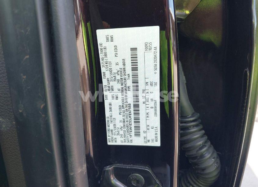 Photo 9 of 2018 Ford F-150 KING RANCH (VIN 1FTEW1E53JFE67555)