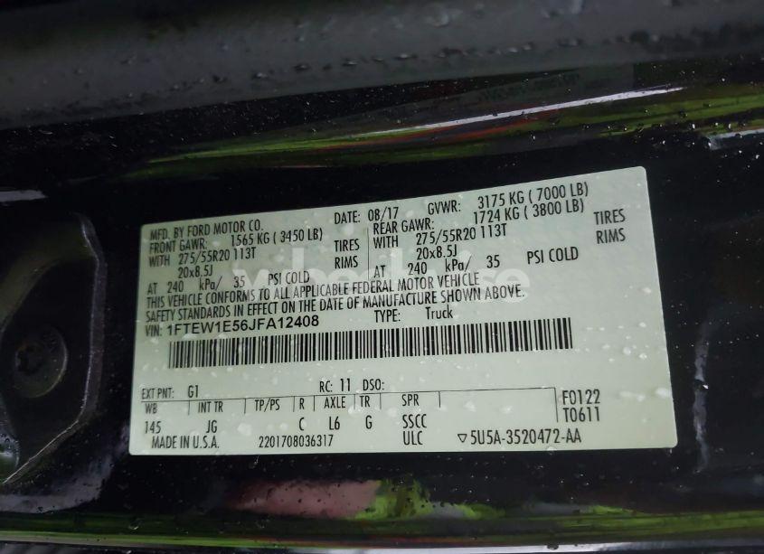 Photo 9 of 2018 Ford F-150 XL (VIN 1FTEW1E56JFA12408)