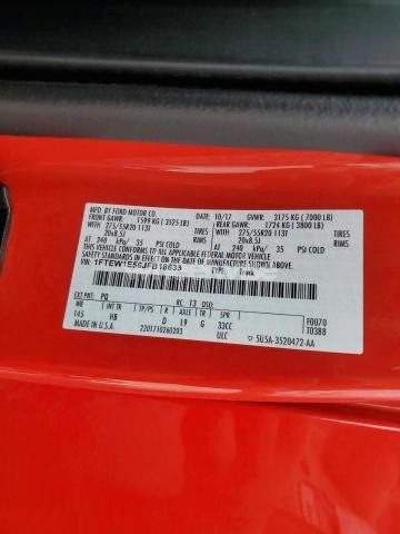 Photo 8 of 2018 FORD F150 SUPERCREW (VIN 1FTEW1E56JFB18633)