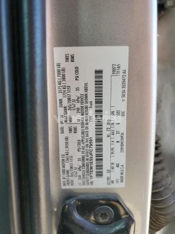 Photo 12 of 2018 FORD F150 SUPERCREW (VIN 1FTEW1E59JFC79591)