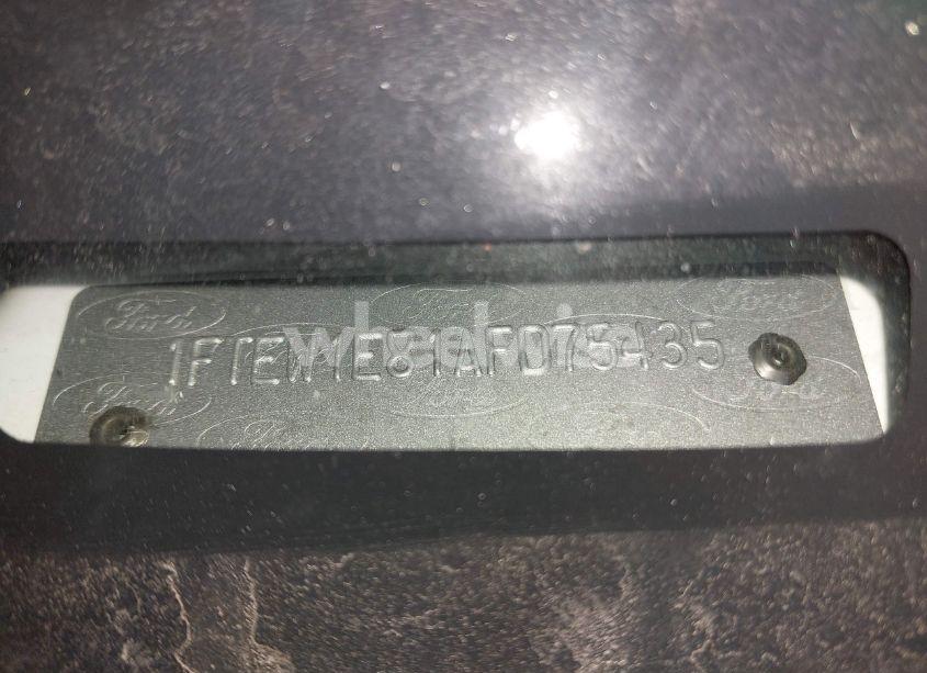 Photo 9 of 2010 Ford F-150 XL/XLT (VIN 1FTEW1E81AFD75435)