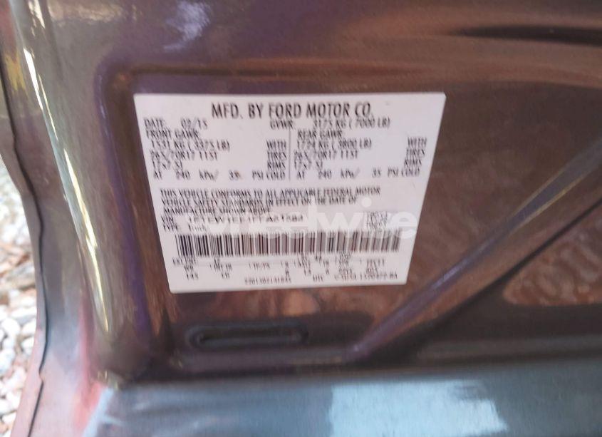 Photo 9 of 2015 Ford F-150 XL (VIN 1FTEW1EF1FFA51584)