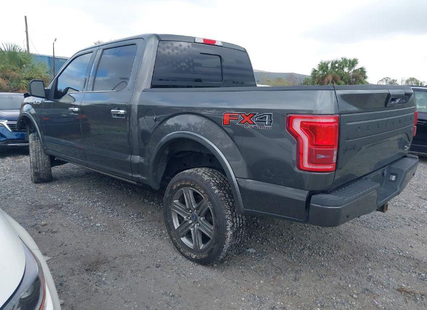 Photo 3 of 2015 Ford F-150 PLATINUM (VIN 1FTEW1EF5FFC59015)