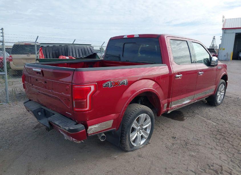 Photo 4 of 2016 Ford F-150 PLATINUM (VIN 1FTEW1EF5GFB11271)