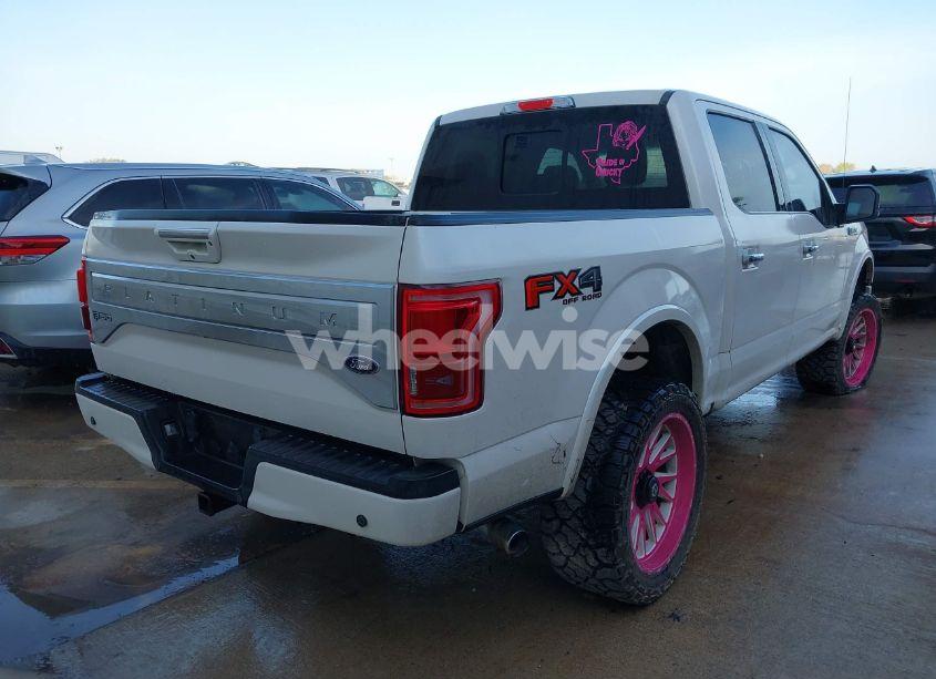 Photo 4 of 2017 Ford F-150 PLATINUM (VIN 1FTEW1EF6HFB51909)