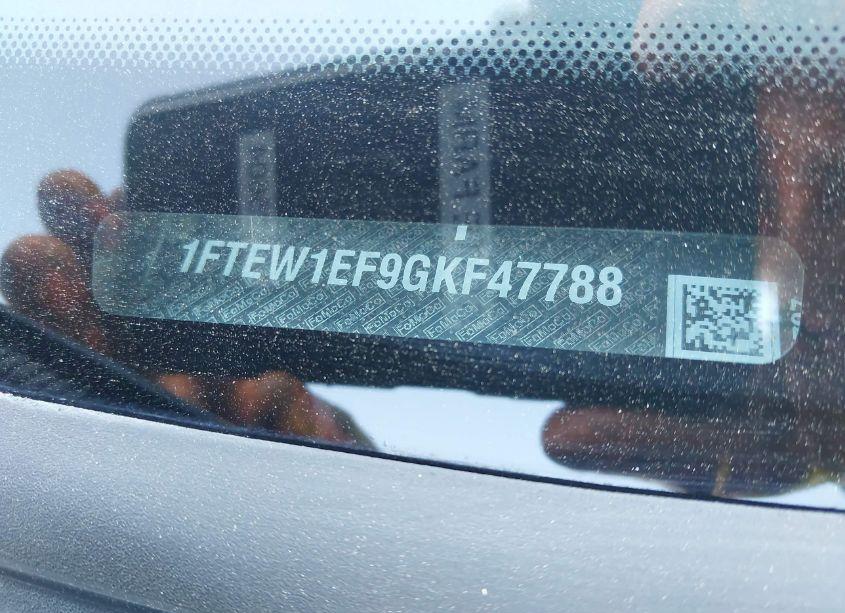 Photo 9 of 2016 Ford F-150 LARIAT (VIN 1FTEW1EF9GKF47788)