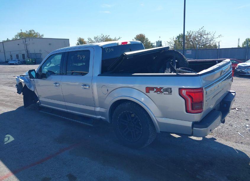 Photo 3 of 2016 Ford F-150 PLATINUM (VIN 1FTEW1EG1GFC27754)