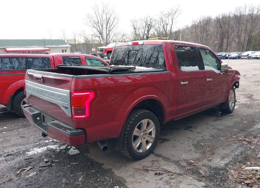 Photo 4 of 2017 Ford F-150 PLATINUM (VIN 1FTEW1EG2HFC84076)