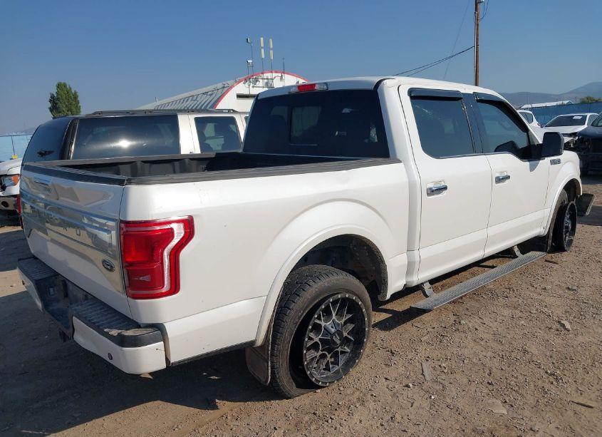 Photo 4 of 2015 Ford F-150 PLATINUM (VIN 1FTEW1EG3FFB85599)