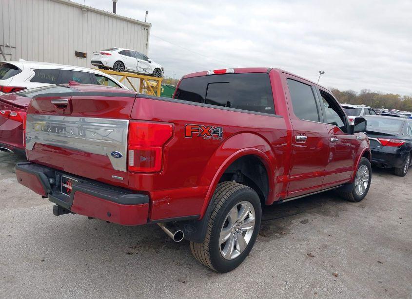 Photo 4 of 2018 Ford F-150 PLATINUM (VIN 1FTEW1EG4JFC11720)