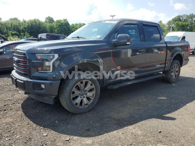 2017 FORD F150 SUPERCREW (VIN 1FTEW1EG5HFB38397) main photo