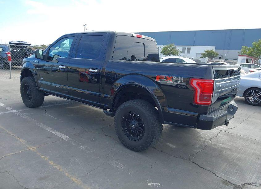 Photo 3 of 2016 Ford F-150 PLATINUM (VIN 1FTEW1EG7GFA47386)